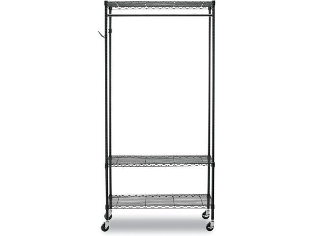 Alera Wire Shelving Garment Rack (Black)