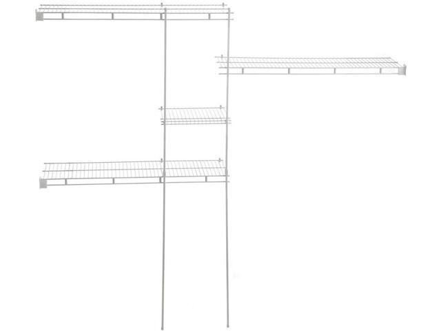 ClosetMaid 1628 Closet Organizer Kit, 5-Foot to 8-Foot, White