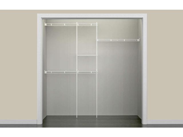 ClosetMaid 1628 Closet Organizer Kit, 5-Foot to 8-Foot, White