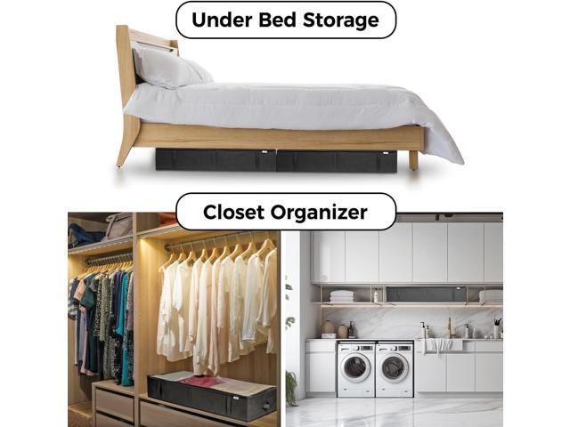 Closet Organizers and Storage - Maximize Space with Under Bed Storage Containers & Clothes Storage - Ideal Closet Organizer, Toy Storage Organizer...