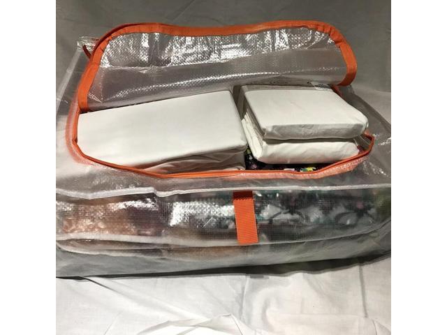 IKEA 503.953.82 Pack of 3 Storage Bags Cases 55 x 49 x 19 Centimetres