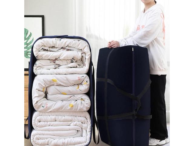 WITERY 180L Large Storage Bag Garden Furniture Cushion Storge With Zip Waterproof Sturdy 600D Oxford Moving Clothes Storage Bags Organizer Bags For...
