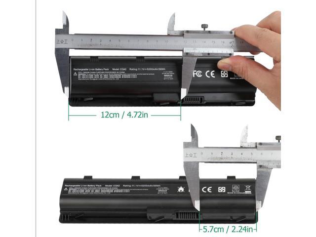 TREE. NB Replacement Battery for HP MU06 MU09 Laptop Battery, HP Spare 593553-001 593554-001, Compaq Presario CQ32 CQ42 CQ43 435 436, Pavilion DM4...