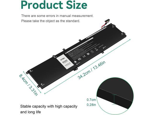 4K1VM Laptop Battery Replacement for Dell G7 17 7700 Gaming Series Inspiron 15 7590 7591 7501 Series Precision 5530 5520 5540 Series Vostro 15 7500...