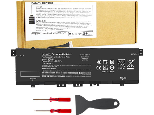 KC04XL Laptop Battery for HP Envy X360 13-AG 13z-AG 13m-AG 13-AR 13-AH 13-AQ 13M-AQ 13T-AQ L08496-855 L08544-1C1 L08544-2B1 HSTNN-DB8P HSTNN-IB8K...