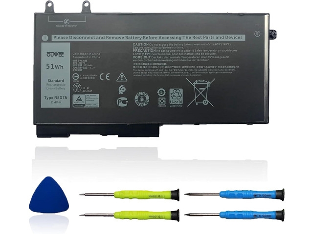 R8D7N Laptop Battery Compatible with Dell Latitude 5400 5410 5500 5510 Precision 3540 3550 Inspiron 7590 7591 7791 2-in-1 Series 0R8D7N 1V1XF 4GVMP...