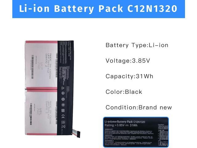 C12N1320 Laptop Battery Replacement for ASUS Transformer Book T100T Tablet 0B200-00720300 [3.85V 31Wh]