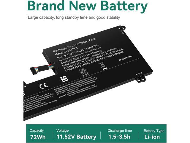 Futurebatt L16C6PC1 Laptop Battery Replacement for Lenovo Yoga 720-15Ikb Series Notebook L16M6PC1 L16L6PC1 5B10M53745 5B10M53743 5B10M53744 11.52V...