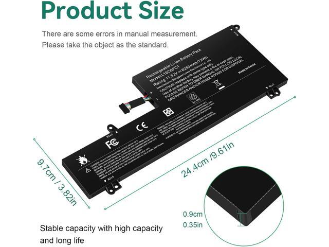 Futurebatt L16C6PC1 Laptop Battery Replacement for Lenovo Yoga 720-15Ikb Series Notebook L16M6PC1 L16L6PC1 5B10M53745 5B10M53743 5B10M53744 11.52V...