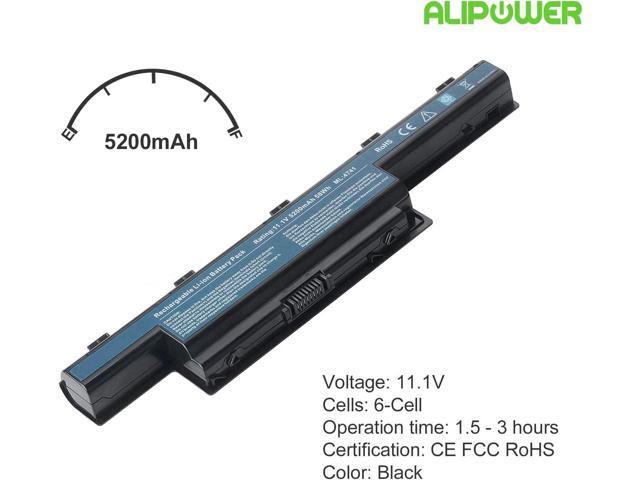 Laptop Battery Replacement for Compatible AS10D31 AS10D41 AS10D51 AS10D61 AS10D71 AS10D73 AS10D75 AS10D81 5250 5336 5551 5552 5560 5733Z AS5741...