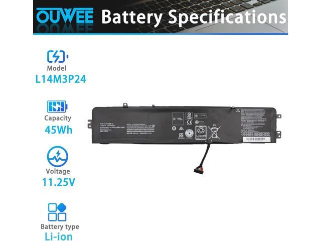 L14M3P24 L14S3P24 Laptop Battery Compatible with Lenovo Legion Y520-15IKBA Y520-15IKBM Y520-15IKBN IdeaPad Y700-14ISK 700-15ISK 700-17ISK Series...