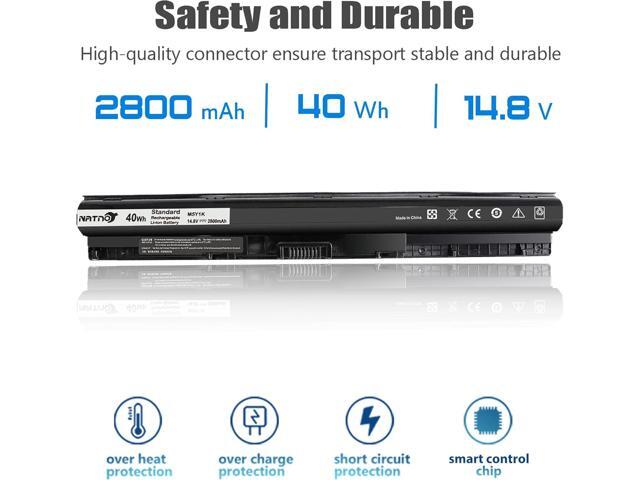 M5Y1K Laptop Battery for Dell inspiron 14-3000 14-5000 15-3000 15-5000 Series 3451 3458 3551 3552 3558 5451 5455 5551 5552 5555 5558 5559 5566 3565...