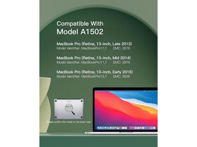 A1502 Battery Replacement for MacBook Pro 13-inch A1502 (Early 2015, Mid 2014, Late 2013) Retina A1493/A1582 Battery