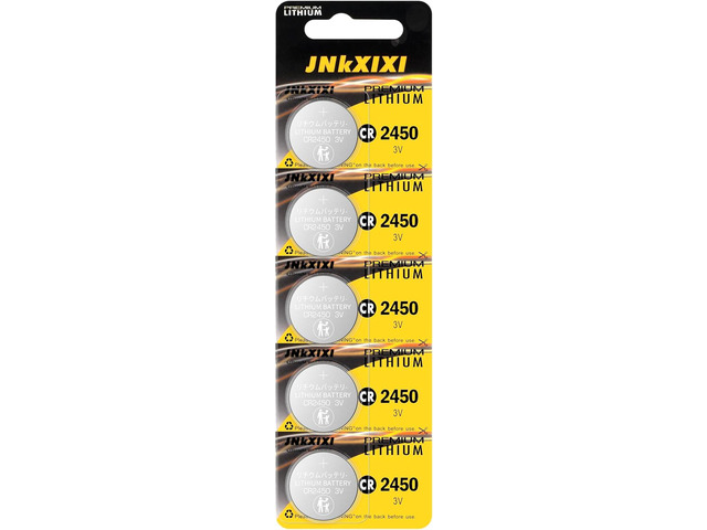 50 Pack CR2450 Battery Lithium Li-ion 600mAh CR 2450 3V Batteries