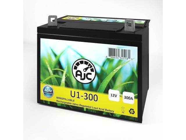 AJC Battery Compatible with Cub Cadet XT1 ST54 U1 Lawn Mower and Tractor Battery
