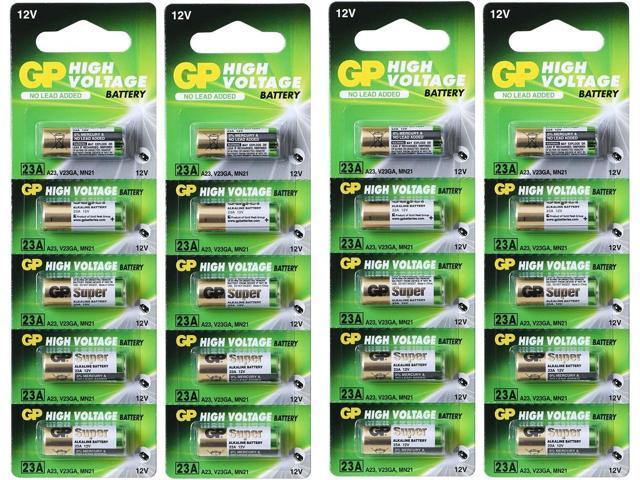 GP High Voltage Alkaline Batteries - 23 AE 12V (pack of 20)