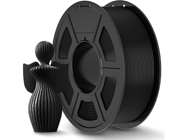 JAYO PLA+ Filament 1.75mm Black 1.1KG, PLA Plus 3D Printer Filament Tougher and Stronger, Neatly Wound, Vacuum Sealed, Dimensional Accuracy +/-...