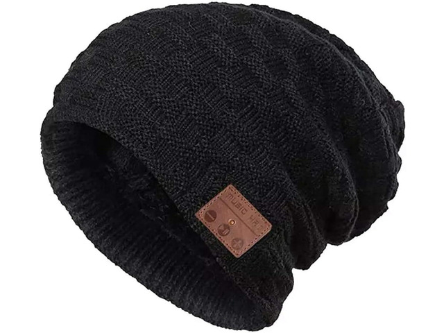 Wireless Beanie for Women Men Wireless Hat with Headphones Music Winter Hats Smart Beanies Headset Warm Musical Headphone with Built-in Mic...