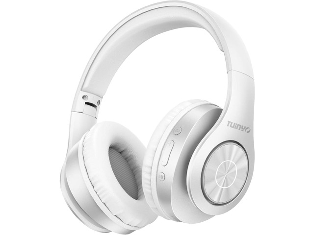 TUINYO Bluetooth Headphones Wireless, Over Ear Stereo Wireless Headset 40H Playtime with deep bass, Soft Memory-Protein Earmuffs, Built-in Mic...