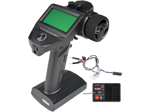 DTXMX Flysky FS-G7P+ Transmitter and FS-R11P Receiver 10CH for RC Car Boat