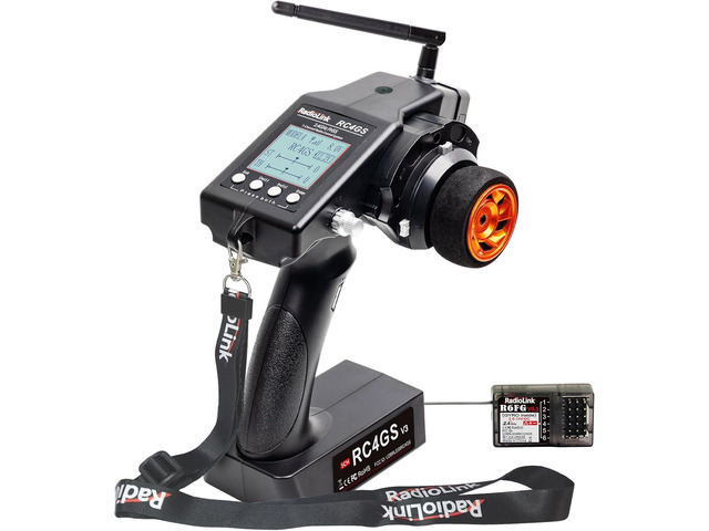Radiolink RC4GS V3 5CH 2.4G RC Transmitter R6FG Gyro Receiver for Crawler