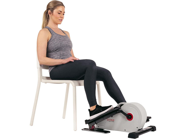 Sunny Health & Fitness Under Desk Pedal Elliptical Machine Leg Exerciser
