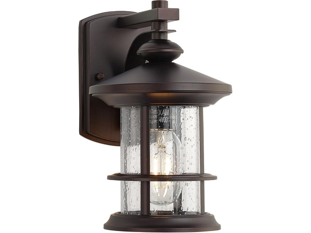 MICSIU 100W Max Vintage Farmhouse Oil Rubbed Bronze Outdoor Wall Light