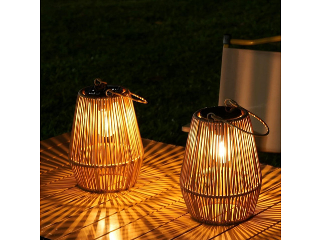 Solar Lanterns Outdoor Waterproof, KagoLing Solar Lanterns Outdoor Gifts for Women Mom Grandma Hanging Solar Lights Outdoor Garden Decor for...