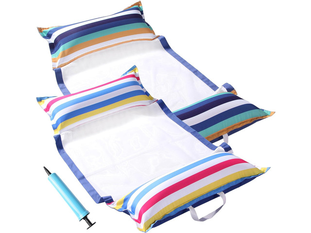 FindUWill Pool Hammock Floats, XL, 2Pack Inflatable Water Hammocks Floaties 4-in-1 (Saddle, Lounge Chair, Hammock, Drifter), Pool Float Lounger for...