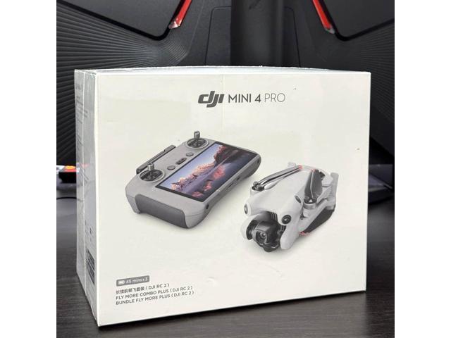 NEWDJI Mini 4 Pro Drone Fly More Combo Plus with DJI RC 2 Screen remote with 3 Battery Bundle Kit 45-min Flight Time Camera Drone Bundle, * USA In...