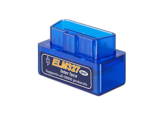 ELM327 V1.5 OBD2 Adapter Vehicle Scanner Diagnostic Scan Tool, Engine Check Fault Code Readers, Compatible with ISO Android(Mini ELM327)