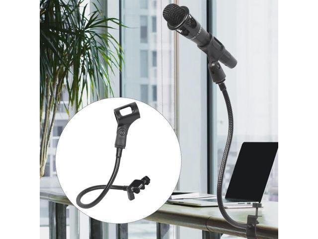 Gooseneck Mic Stand Mic Gooseneck Clamp Microphone Stand Gooseneck Microphone Stand Adjustable Desk Mic Arm Stand with