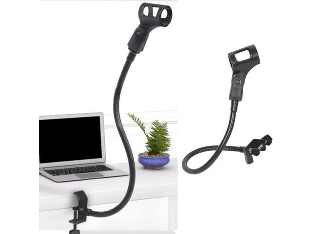 Gooseneck Mic Stand Mic Gooseneck Clamp Microphone Stand Gooseneck Microphone Stand Adjustable Desk Mic Arm Stand with