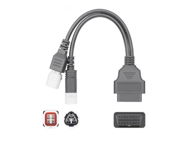 OBD Adapter Cable 6-Pin and 3+4 Pin to OBD 16-Pin Diagnostic Connector (3+4pin)