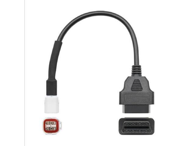 OBD Adapter Cable 6-Pin and 3+4 Pin to OBD 16-Pin Diagnostic Connector (4pin)