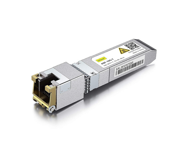 10Gtek - + -, 10Gbe SFP+ Copper Ethernet CAT.6a Module, up to 30-Meter, for Cisco SFP-10G-T-S, Meraki, Fortinet