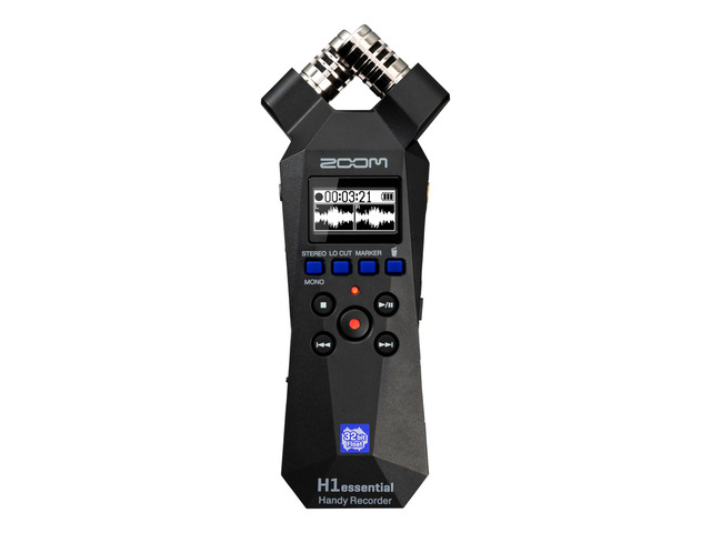 H1 Essential Handheld Recorder for Musicians, Podcasters & Filmmakers with Stereo Microphones, 32-Bit Float, USB Microphone Mode