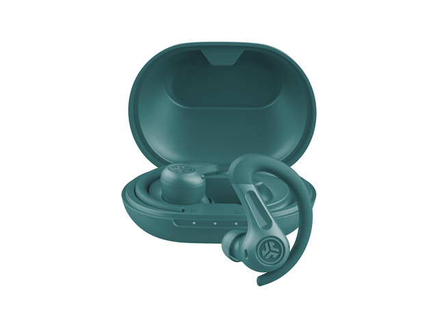 JBuds Sport ANC 4, True Wireless Earbuds, Active Noise Cancelling, Bluetooth, Multipoint Connect, Teal