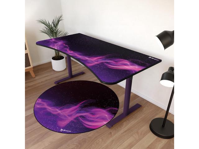 Arozzi Arena Special Edition Ultrawide Curved Gaming and Office Desk with Full Surface Water Resistant Desk Mat Custom Monitor Mount Cable...