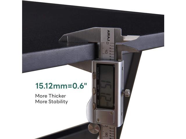 ivinta L-Shaped Desk with Keyboard Tray and CPU Stand, 58' Modern Reversible Corner Computer Desk for Small Spaces Living Room Bedroom Home Office,...