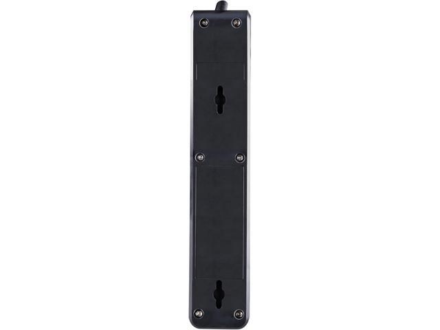 CyberPower CSB6012 Essential Surge Protector, 1200J/125V, 6 Outlets, 12ft Power Cord, Black