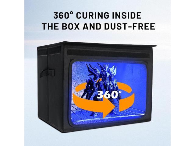 Resin Curing Light Lamp for 3D Printer Large Size Cure Light Box for Machine 3D Printer Led Light 365nm Solidify Photosensitive Resin, 36L/9.5gal,...
