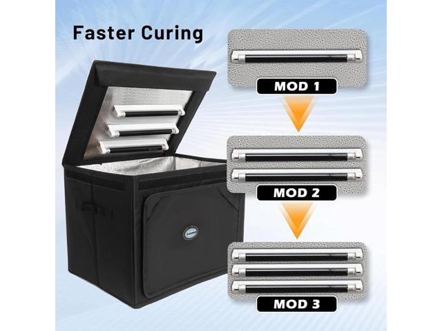 Resin Curing Light Lamp for 3D Printer Large Size Cure Light Box for Machine 3D Printer Led Light 365nm Solidify Photosensitive Resin, 36L/9.5gal,...