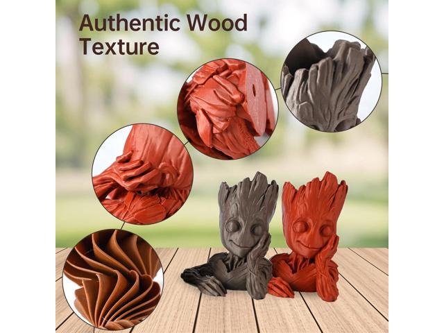 Wood Filament 1.75 3D Printer Filament, Dimensional Accuracy +/- 0.03 mm, 1kg Spool