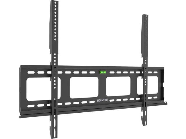 Mount-It! Low-Profile Large TV Mount Flush TV Wall Mount Ultra-Slim Fixed Wall Bracket for 43-90 in. Screen Displays VESA Compatibility up to...