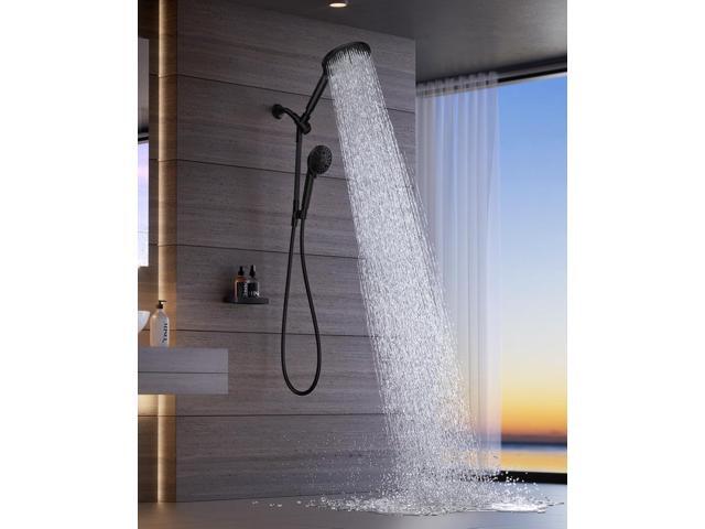 Dual Filtered Handheld Shower Heads Combo, HOPOPRO 15-Mode High Pressure Rainfall Showerheads Combo Set with Filter, for Hard Water, Removes...