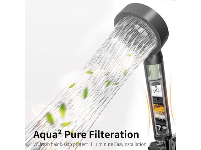 Handheld Shower Head with Filter - High Pressure Vitamin C Chlorine Removal, CEC DOE Certified, Refreshing Scent Cartridge & ABS Anti-Rust, Skin...