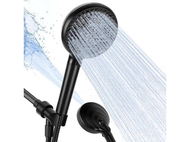 Filtered Shower Head with Handheld, 8+2 Modes High Pressure with Multi-Stage Filter Beads for Hard Water - Gentle on Skin & Hair, Long Stainless...