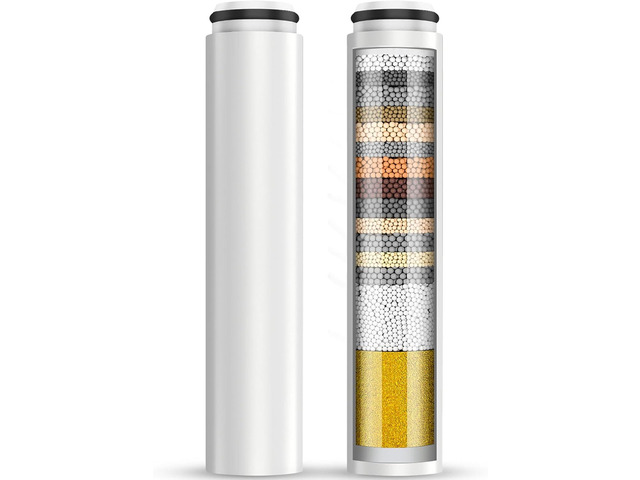 Cobbe 2 Pack Replacement Filters for Handheld Shower Head - Water Softener Filters Beads for Hard Water - Remove Chlorine - Reduces Dry Itchy Skin
