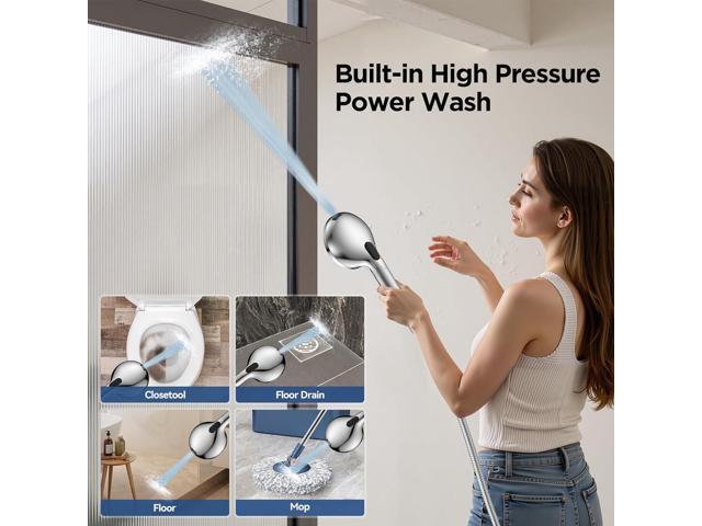 Dual Filtered Handheld Shower Heads Combo, HOPOPRO 15-Mode High Pressure Rainfall Showerheads Combo Set with Filter, for Hard Water, Removes...